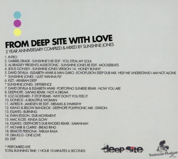Various/Sunshine Jones - From Deep Site With Love  - (CD)