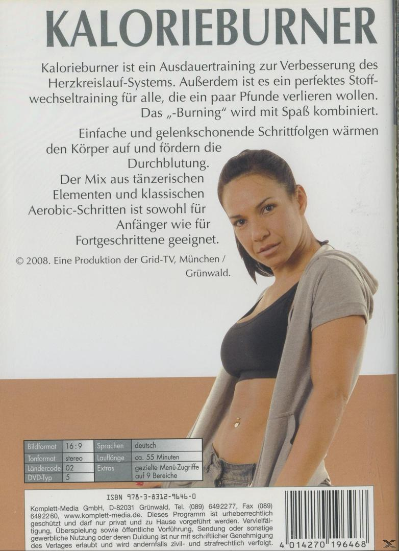 Rückseite einer DVD mit Frau, Text und Bildern von Fitnessübungen.