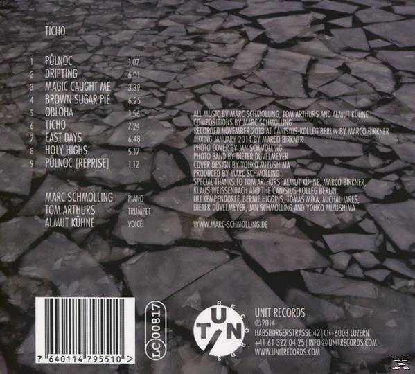 Marc Schmolling, Tom Arthurs, Almut Kühne - Ticho  - (CD)