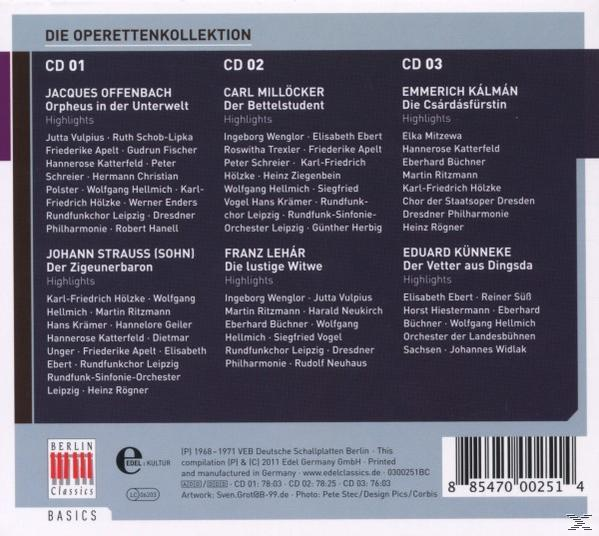 VARIOUS - Die Operetten-Kollektion  - (CD)