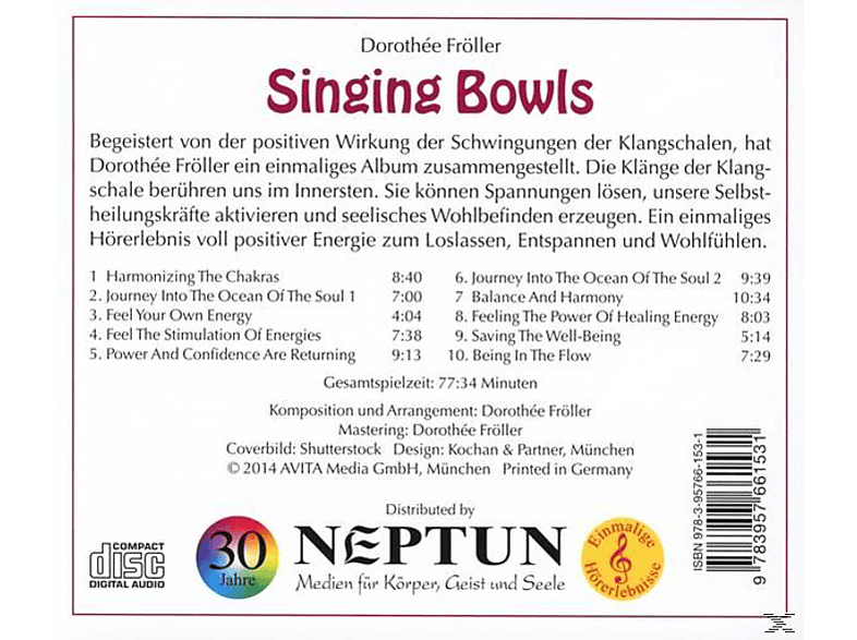 Thumbnail - Dorothee Fröller - The Best Of Singing Bowls (CD)