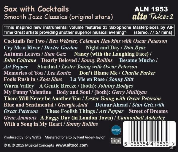 VARIOUS - Sax With Cocktails-Smooth Jazz Classics  - (CD)