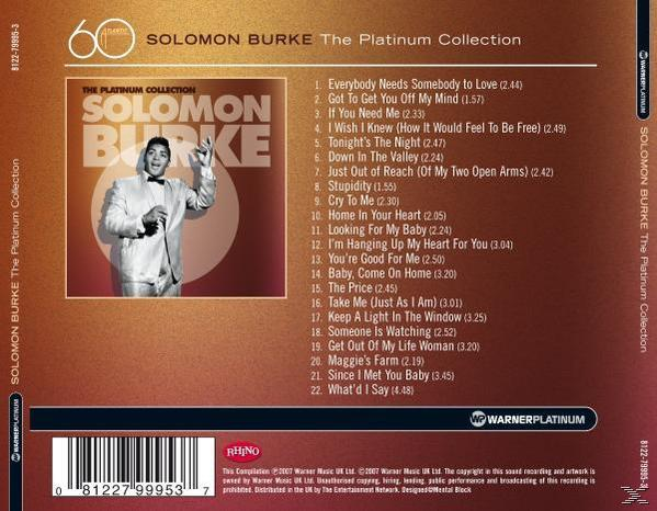 Solomon Burke - Platinum Collection  - (CD)