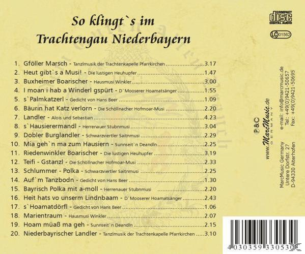 (CD) VARIOUS - Trachtengau Niederbayern -