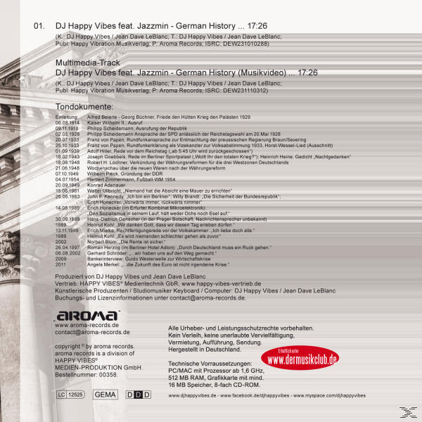 Jazzmin - History Single Extra/Enhanced) German (Maxi - CD