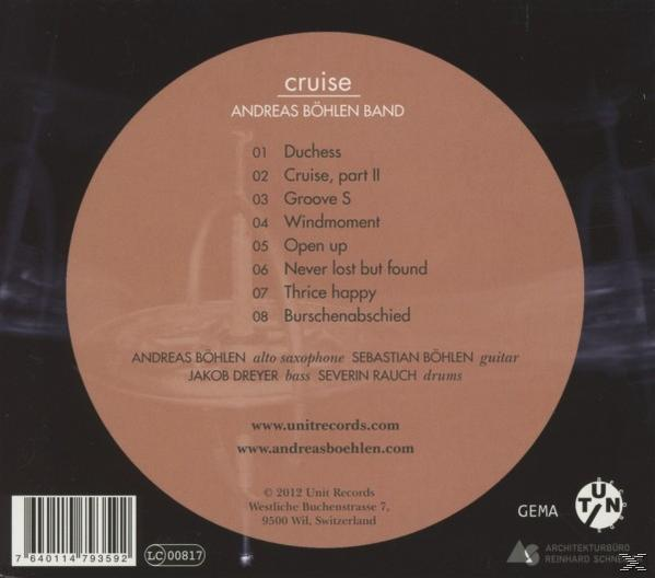 Andreas Band Böhlen - CRUISE  - (CD)