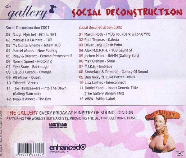 VARIOUS - the gallery social deconstruction  - (CD)