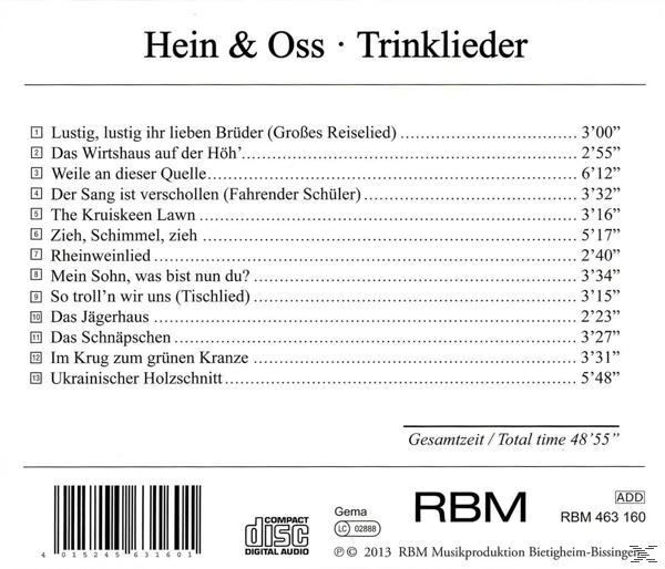 Hein & Oss - Trinklieder  - (CD)
