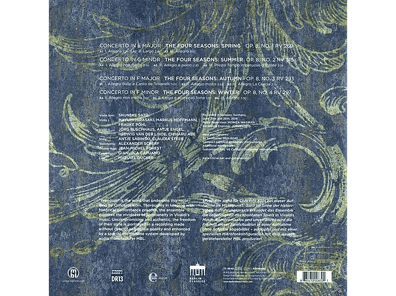 Thumbnail - Concerto Köln - The Four Seasons (Vinyl)