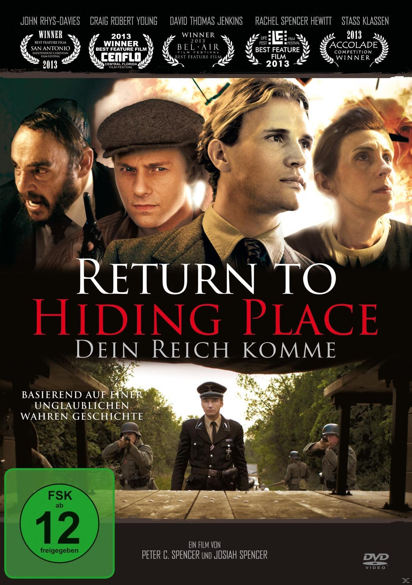 komme Reich Dein Place Hiding to DVD - Return