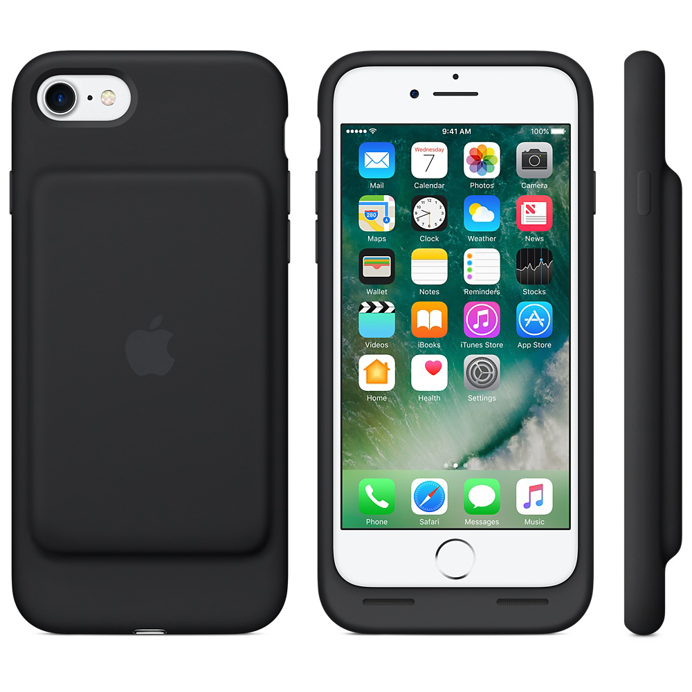 APPLE MN002ZM/A, Backcover, Apple, iPhone 7, Schwarz