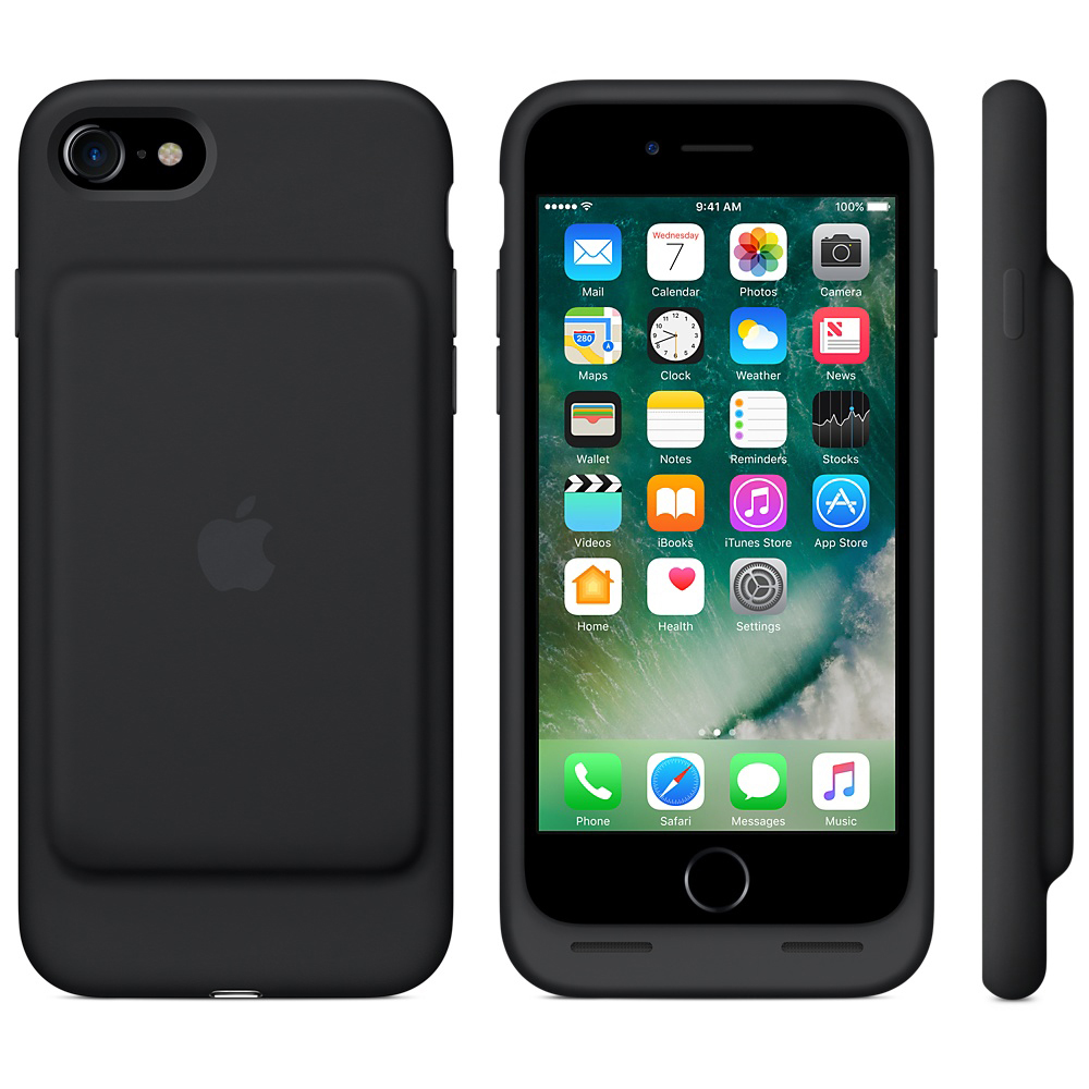 APPLE MN002ZM/A, Backcover, Apple, iPhone 7, Schwarz