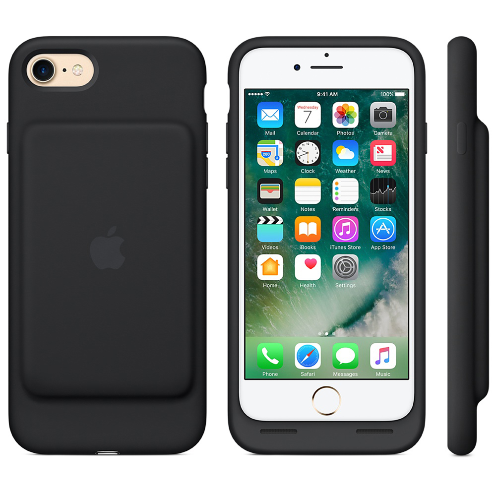 APPLE MN002ZM/A, Backcover, Apple, iPhone 7, Schwarz
