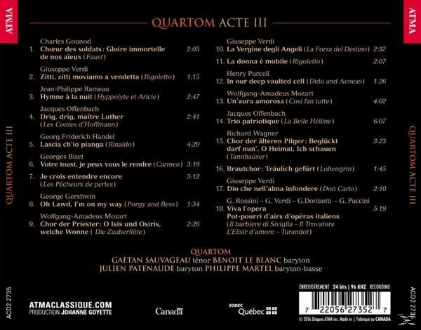 Quartom - Acte III  - (CD)