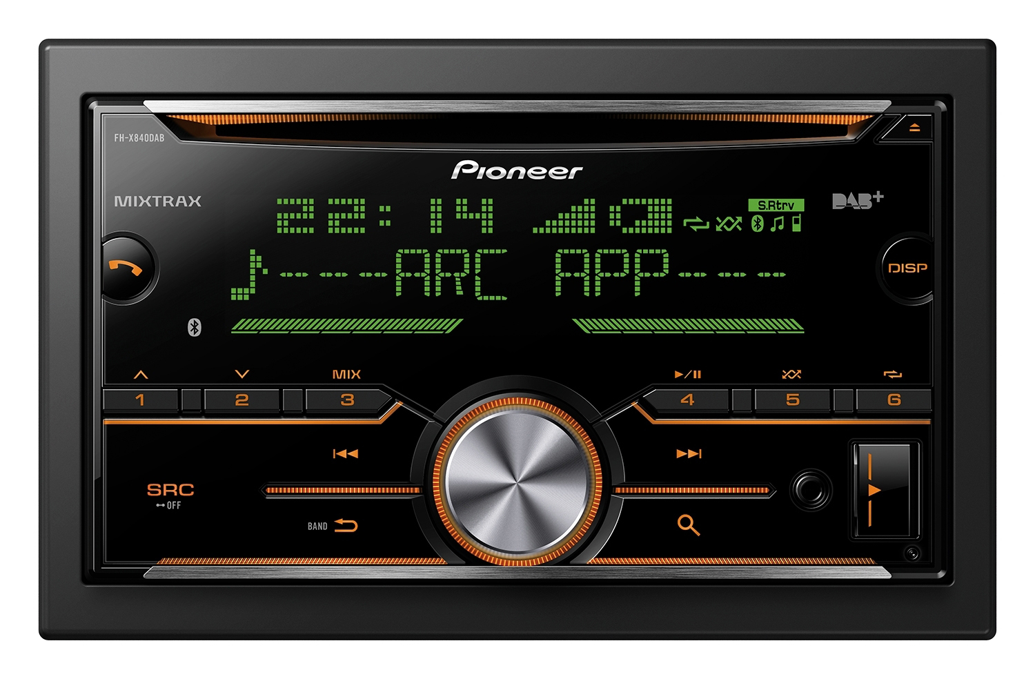 PIONEER FH-X840DAB Autoradio 2 DIN (Doppel-DIN), 50 Watt
