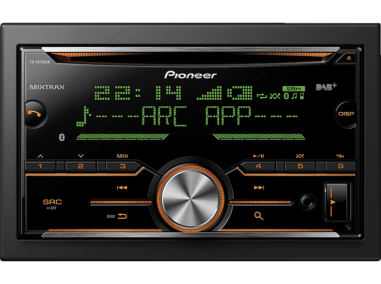 Acteur Dialoog Tot stand brengen Autoradio PIONEER FH-X840DAB Autoradio 2 DIN (Doppel-DIN), 50 Watt 2 DIN  (Doppel-DIN) | MediaMarkt