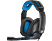 SENNHEISER GSP 300 - Casque de jeu, Noir/Bleu