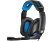 SENNHEISER SENNHEISER GSP 300 - Gaming Headset - per PC, Mac, PS4 & Multi-platform - nero - Cuffie da gaming, Nero/Blu