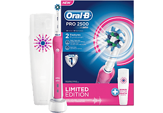 ORAL-B PRO 2500 3D WHITE elektromos fogkefe + úti tok