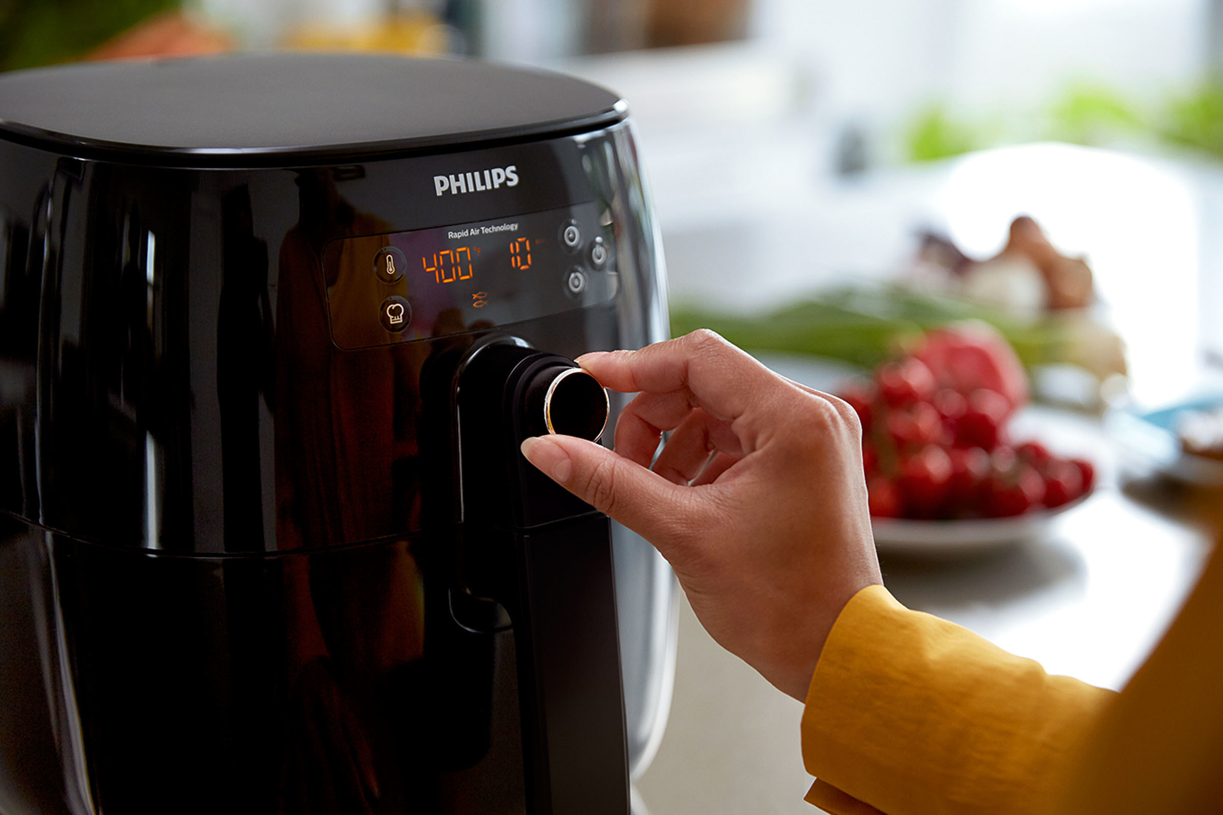 PHILIPS HD9641/90 Airfryer  Heißluftfritteuse 1425 Watt Schwarz
