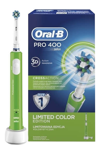 ORAL-B PRO 400 D16.513 elektromos fogkefe, zöld