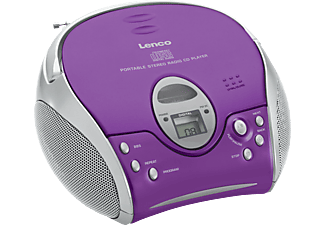LENCO SCD-24 Radiorecorder, Lila