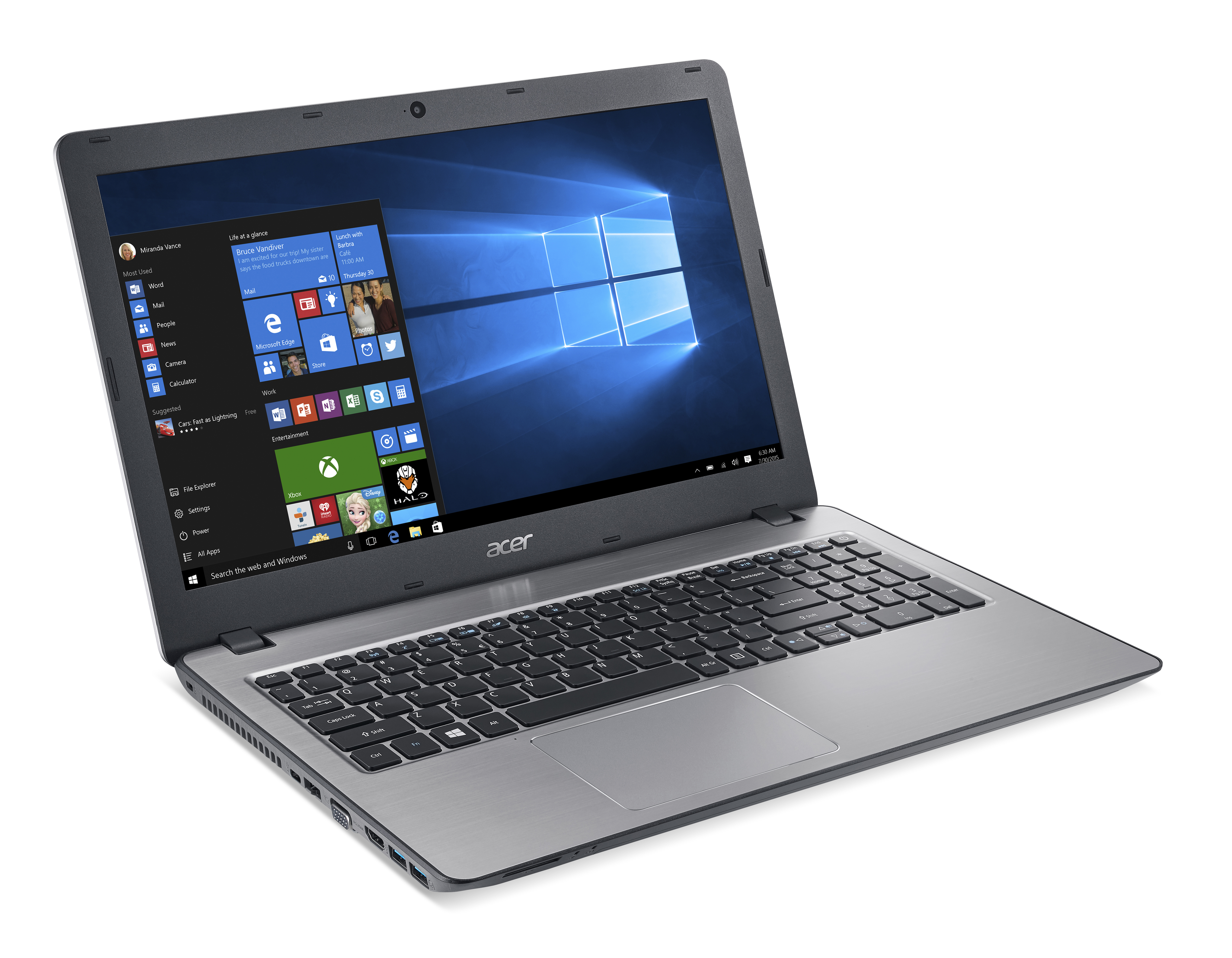 ACER Aspire F 15 (F5-573G-71FH) - 15,6 Zoll - Intel® Core™ i7 i7-7500U - 8 GB - 512 GB - NVIDIA GeForce® GTX 950 - Windows 10 Home (64 Bit)