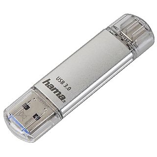 HAMA 124161 C-LAETA USB-C 16GB SILVER - Chiavetta USB  (16 GB, Argento)