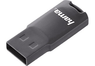 HAMA 124019 - USB-Stick  (64 GB, Grau)