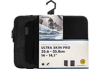 DICOTA Ultra Skin PRO Notebooktasche Sleeve für Universal Neopren, Schwarz