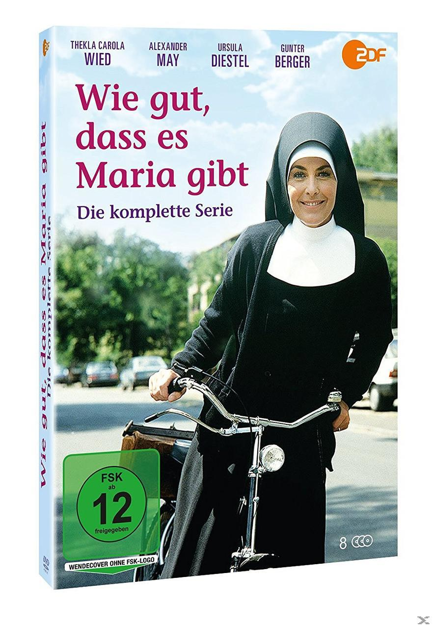DVD-Hülle mit Nonne auf dem Fahrrad, Titel "Wie gut, dass es Maria gibt".