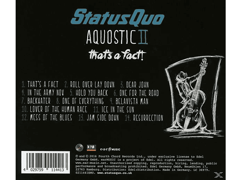 Thumbnail - Status Quo - Aquostic II-One More For The Road (CD)