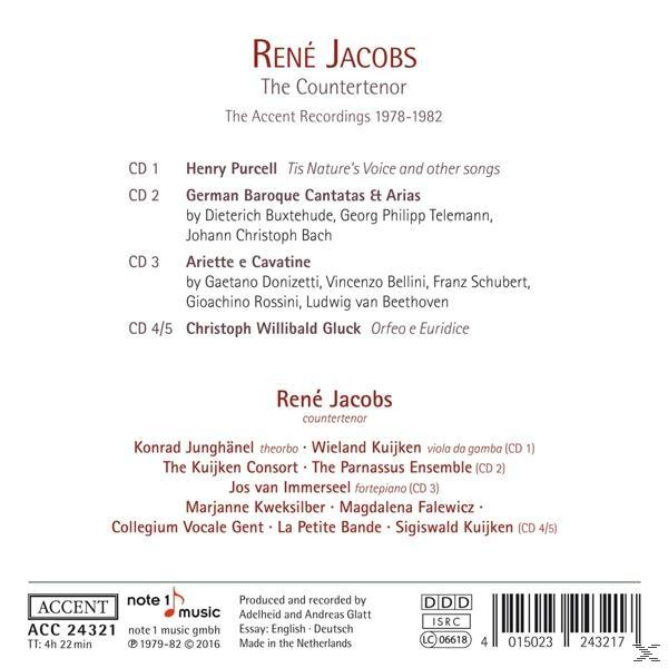 Rene Jacobs - René Jacobs-The Contertenor  - (CD)