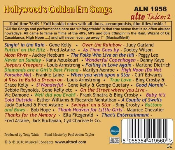 VARIOUS - Hollywood's Golden Era Songs  - (CD)