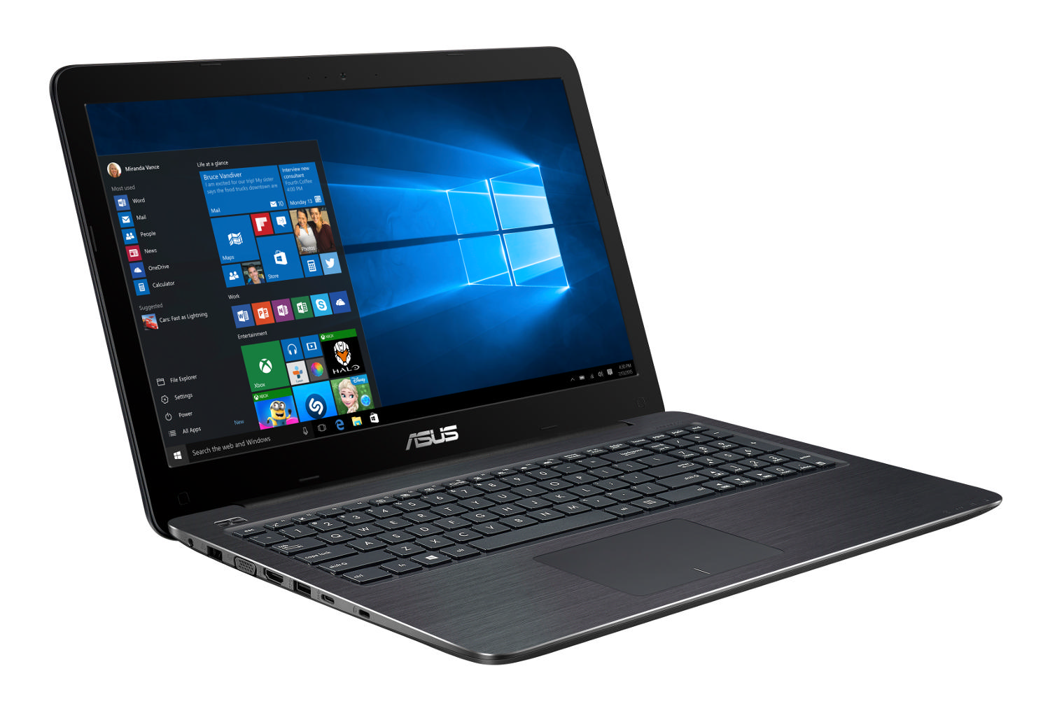 ASUS K556UQ-DM554T 15.6" FHD Ekran Core i7-7500U 2.7 GHz 12GB 1TB GeForce 940MX 2GB Laptop