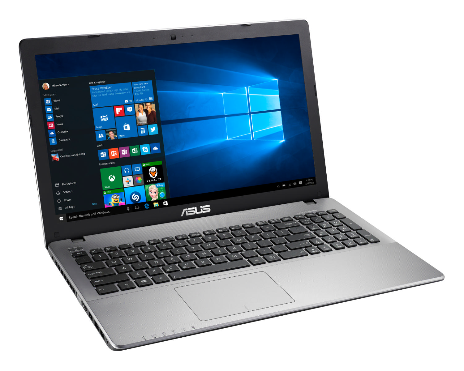 ASUS R510VX-DM343T 15.6" Intel Core i7-6700HQ 2.6 GHz 12GB 1TB  GTX 950M  4GB Win 10 Gaming Laptop