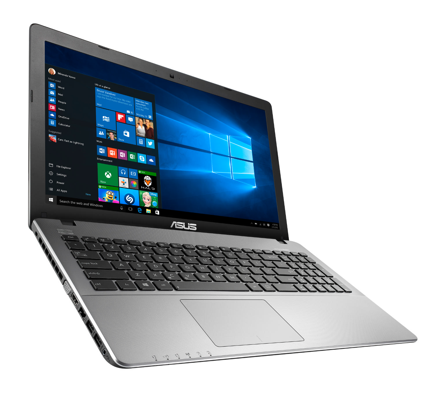 ASUS R510VX-DM343T 15.6" Intel Core i7-6700HQ 2.6 GHz 12GB 1TB  GTX 950M  4GB Win 10 Gaming Laptop