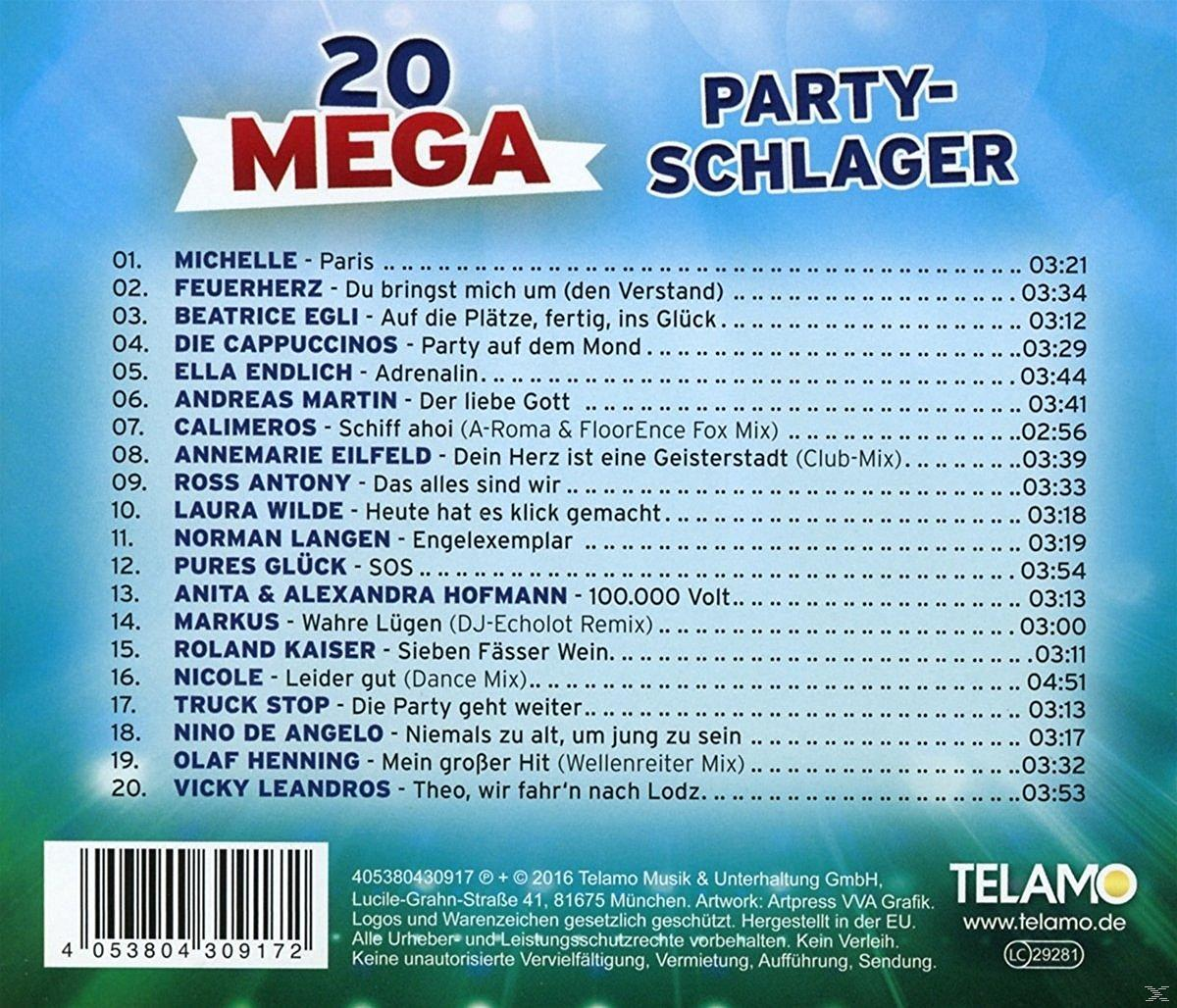 VARIOUS - Mega Party Schlager  - (CD)
