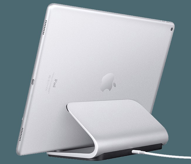 LOGITECH BASE mit Smart Connector-Technologie, Apple, iPad Pro, Silber