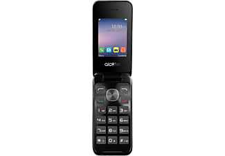 ALCATEL Outlet 2051D Dual SIM nyomógombos kártyafüggetlen mobiltelefon Metal Silver