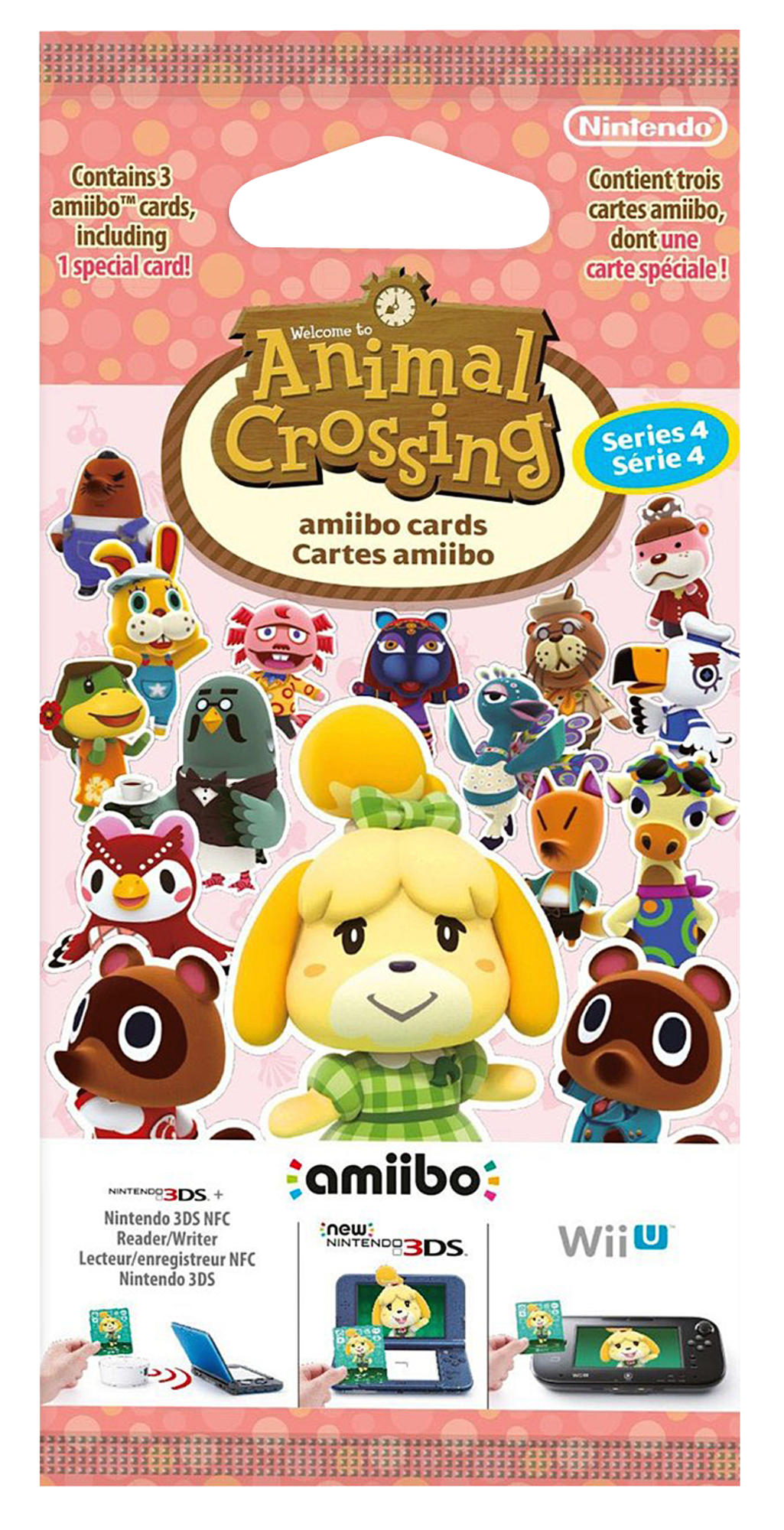 AMIIBO Animal Crossing amiibo-Karten Serie 4 - 3 Stück Sammelkarten