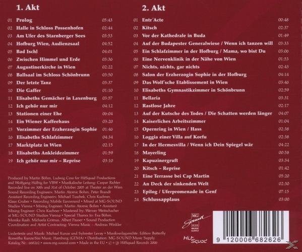 Ein CD-Cover mit Text, der Akte und Szenen auf Deutsch auflistet.