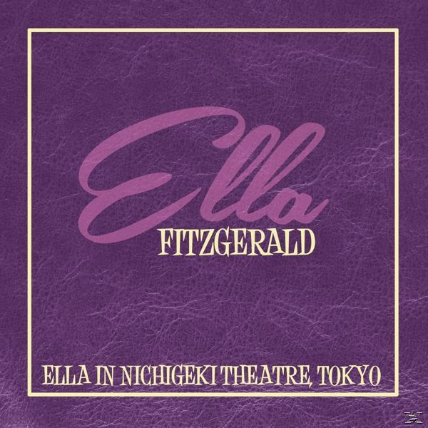 Albumcover mit dem Text "Ella Fitzgerald" und "Ella in Nichigeki Theatre, Tokyo".