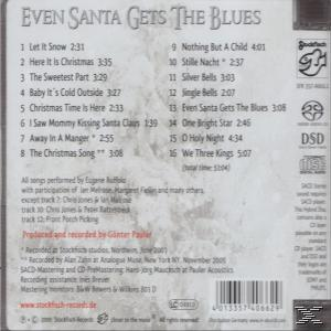 Rückseite einer CD mit Titelliste und Text über die Songs, interpretiert von Eugene Ruffolo.