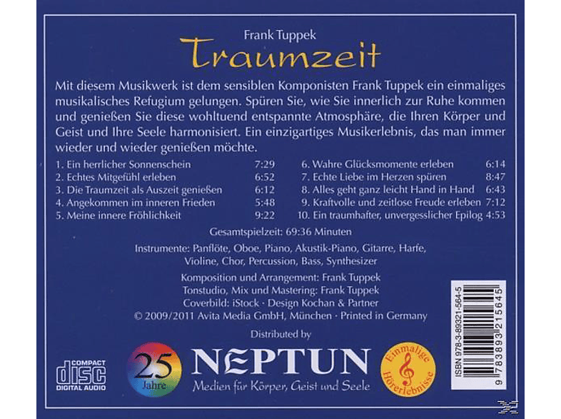 Thumbnail - Frank Tuppek - Traumzeit (CD)