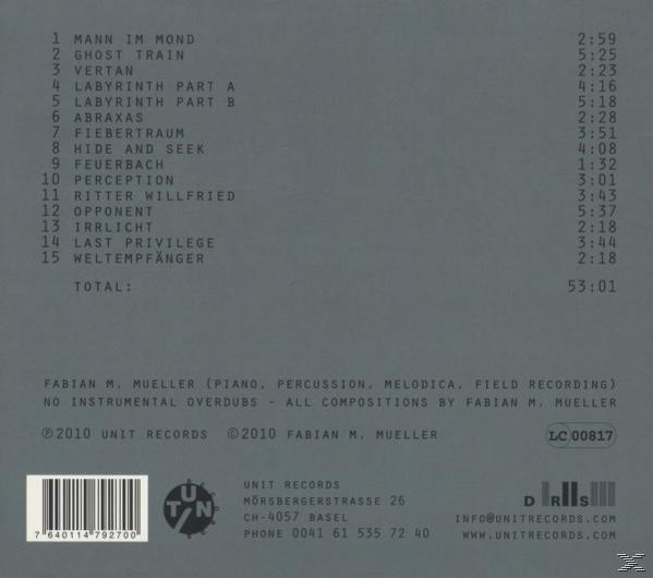 Fabian M. Mueller - Monolog  - (CD)