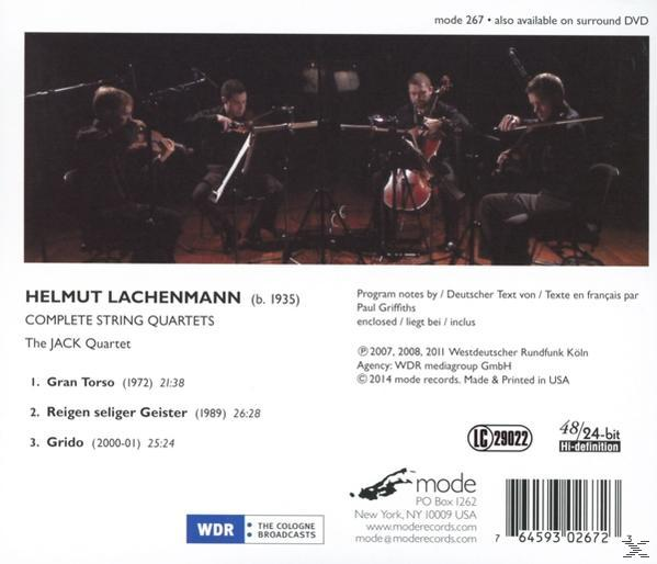 Jack Quartet - Complete String Quartets  - (CD)