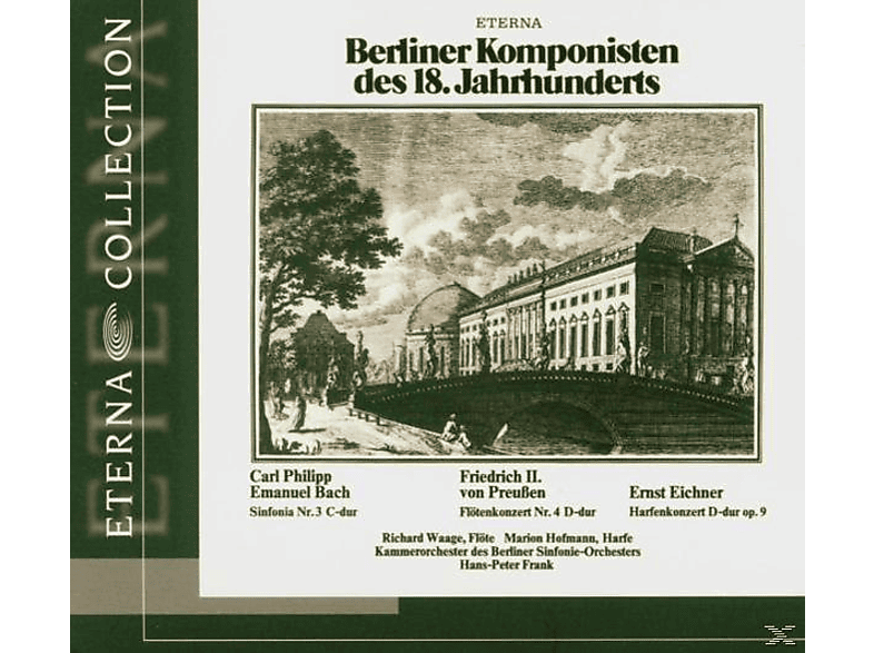 Hans-peter Frank, Ko Des Beso - Berliner Komponisten Des 18.Jahrhunderts - (CD)