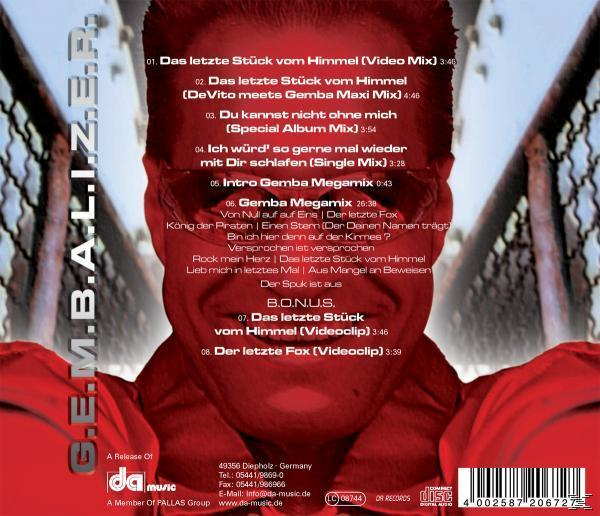Nico Gemba - G.E.M.B.A.L.I.Z.E.R.  - (CD)