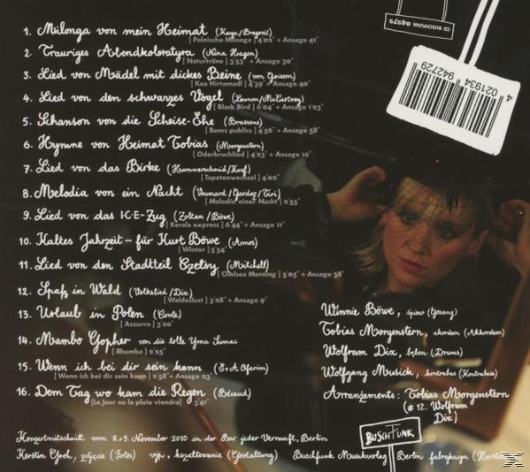 Böwe,Jule,Morgenstern,Tobias - Frau Böwe Und Herr Morgenstern  - (CD)